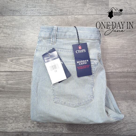 Chaps Madden Capri Jeans Size 12 - Picture 6 of 6